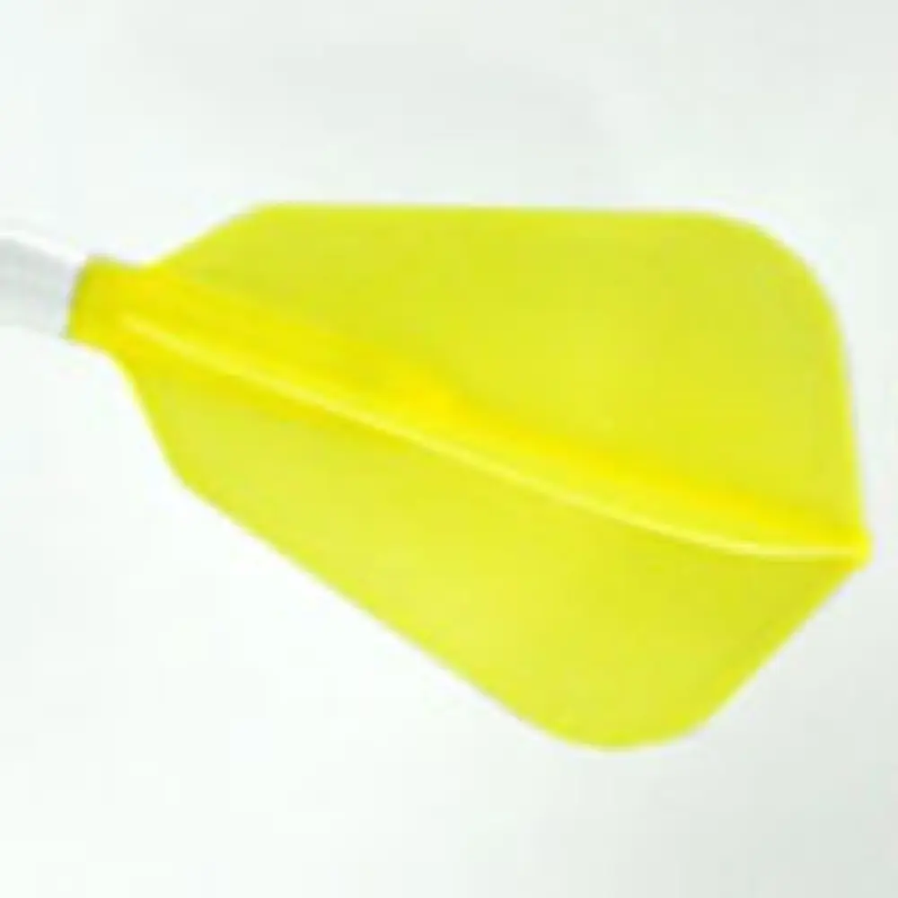 Plumas Fit Flight Air Fantail Amarilla F-Shape vista 2