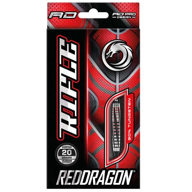 Dardos Red Dragon Rifle 90% Tungsteno 18g Profesionales vista 5