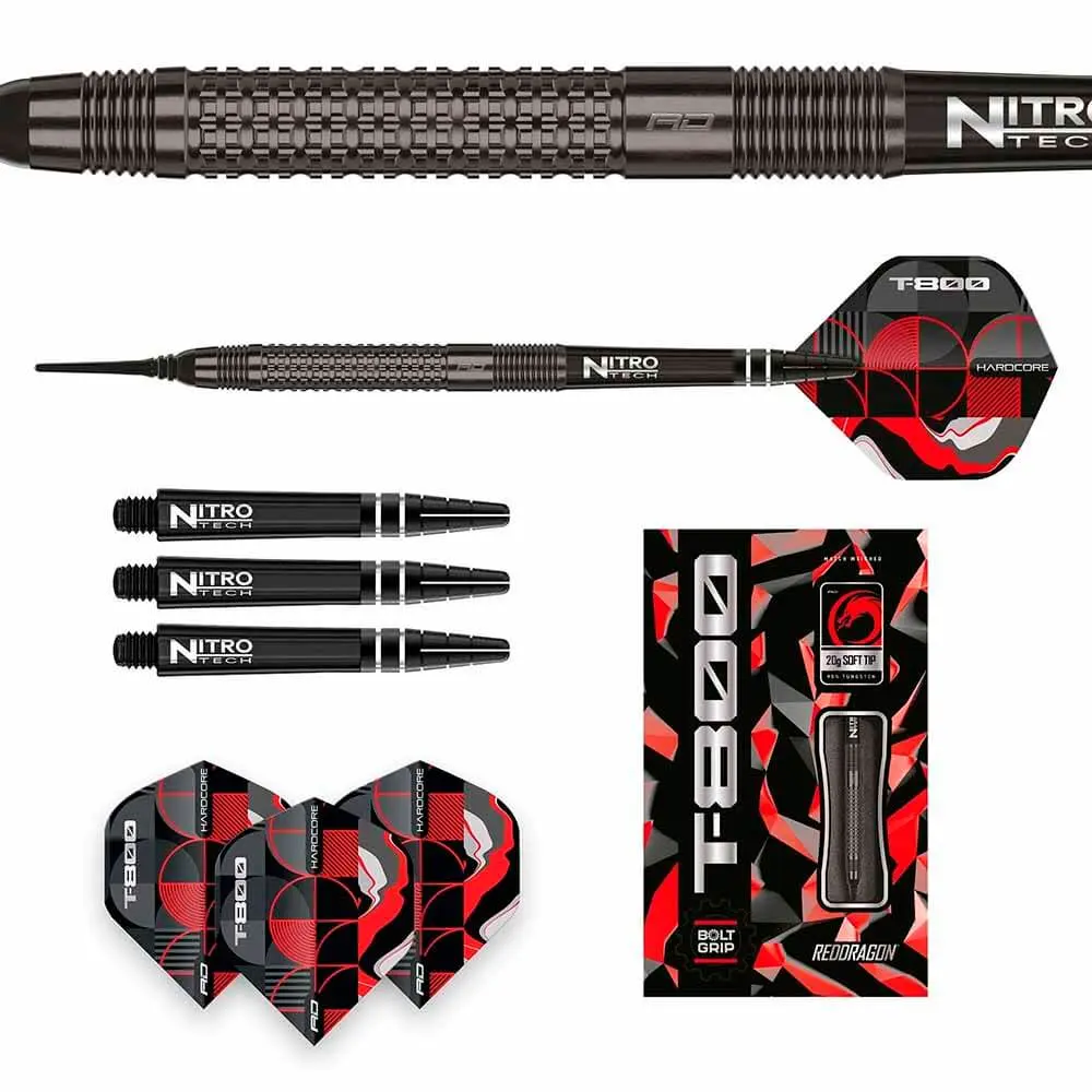 Dardos Red Dragon 90% Tungsteno 20g Profesionales vista 3