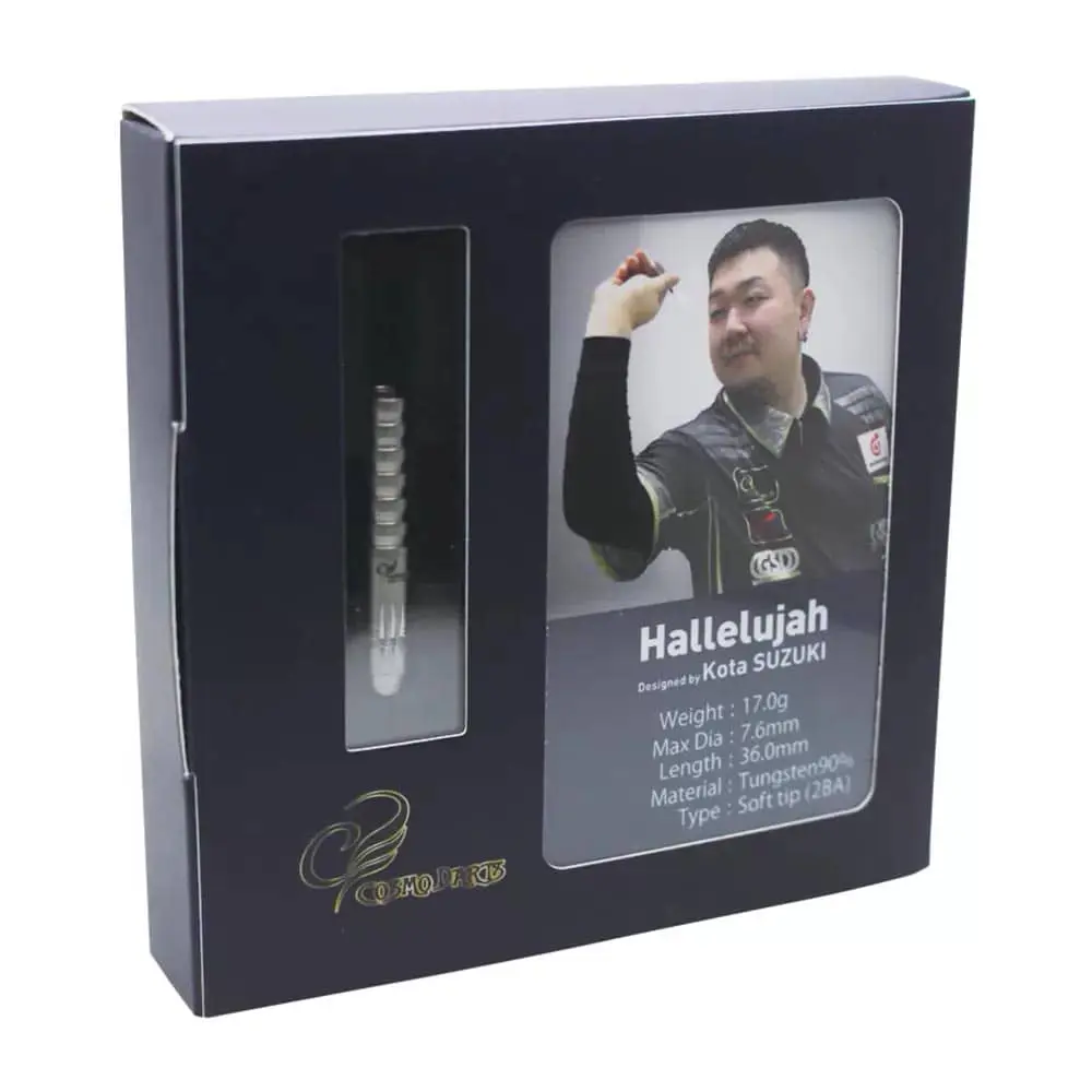 Dardos Cosmo Darts Hallelujah Kota Suzuki 90% Tungsteno 17g Profesionales vista 5