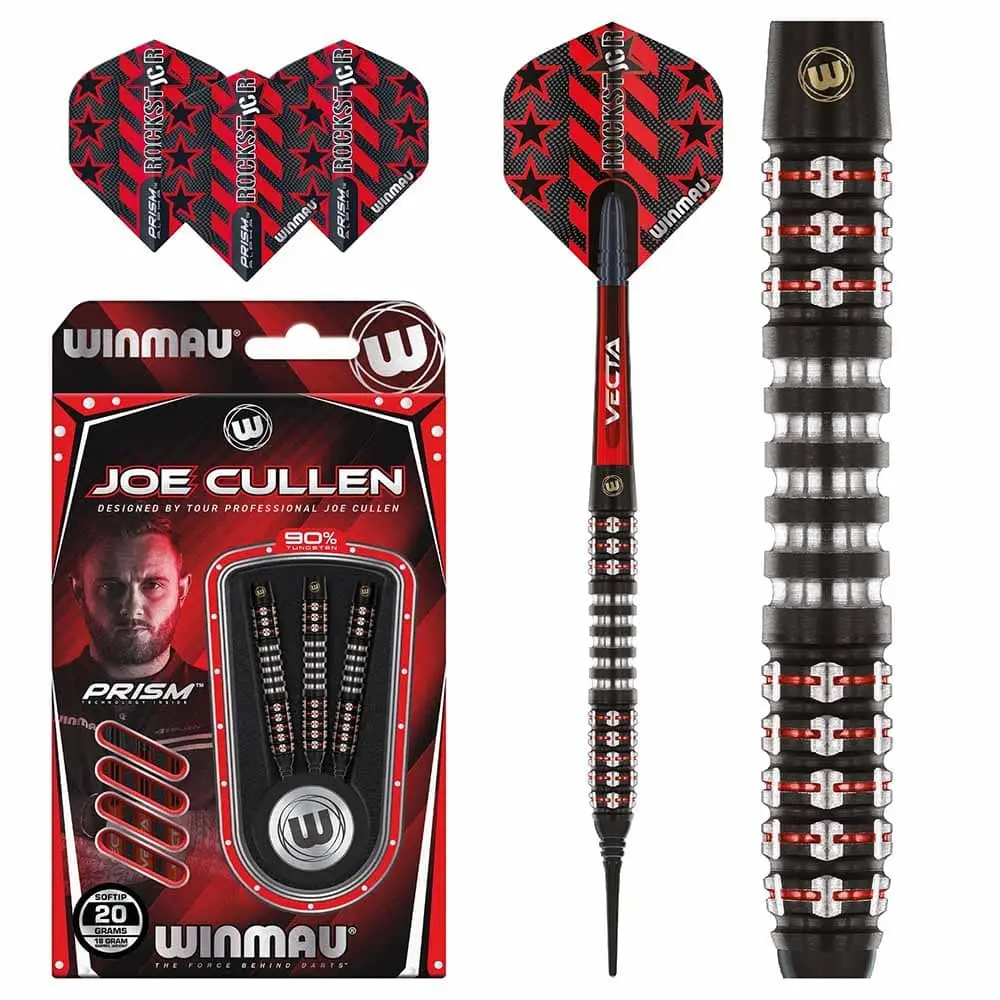 Dardos Winmau Joe Cullen Ignition Series 20 90% Tungsteno 20g Profesionales vista 2