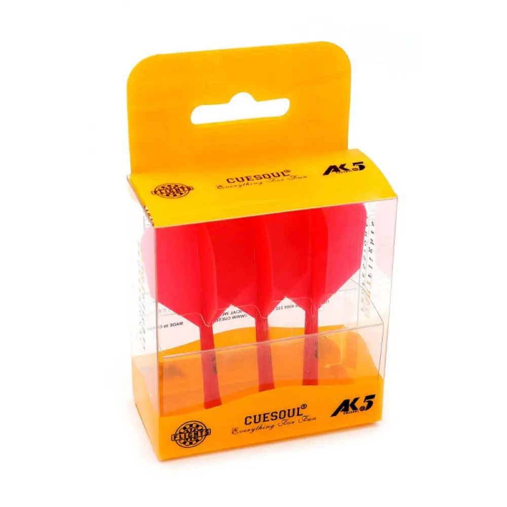 Plumas Cuesoul Flights AK5 Shape L RojaCSAK-52YS-L vista 2