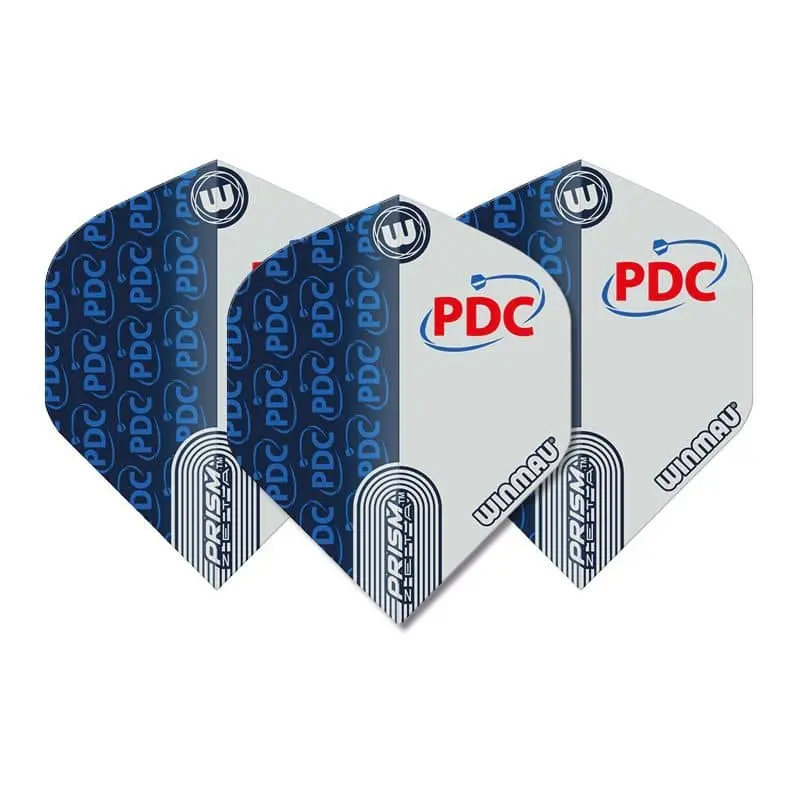 Plumas Winmau Darts Standard Prism Zeta Blue Grey6915.321 vista 3