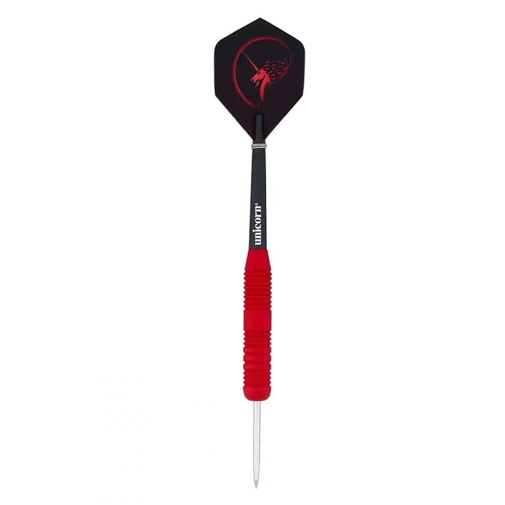 Dardos Unicorn Rubberised Red 21gr Latón8653 vista 3
