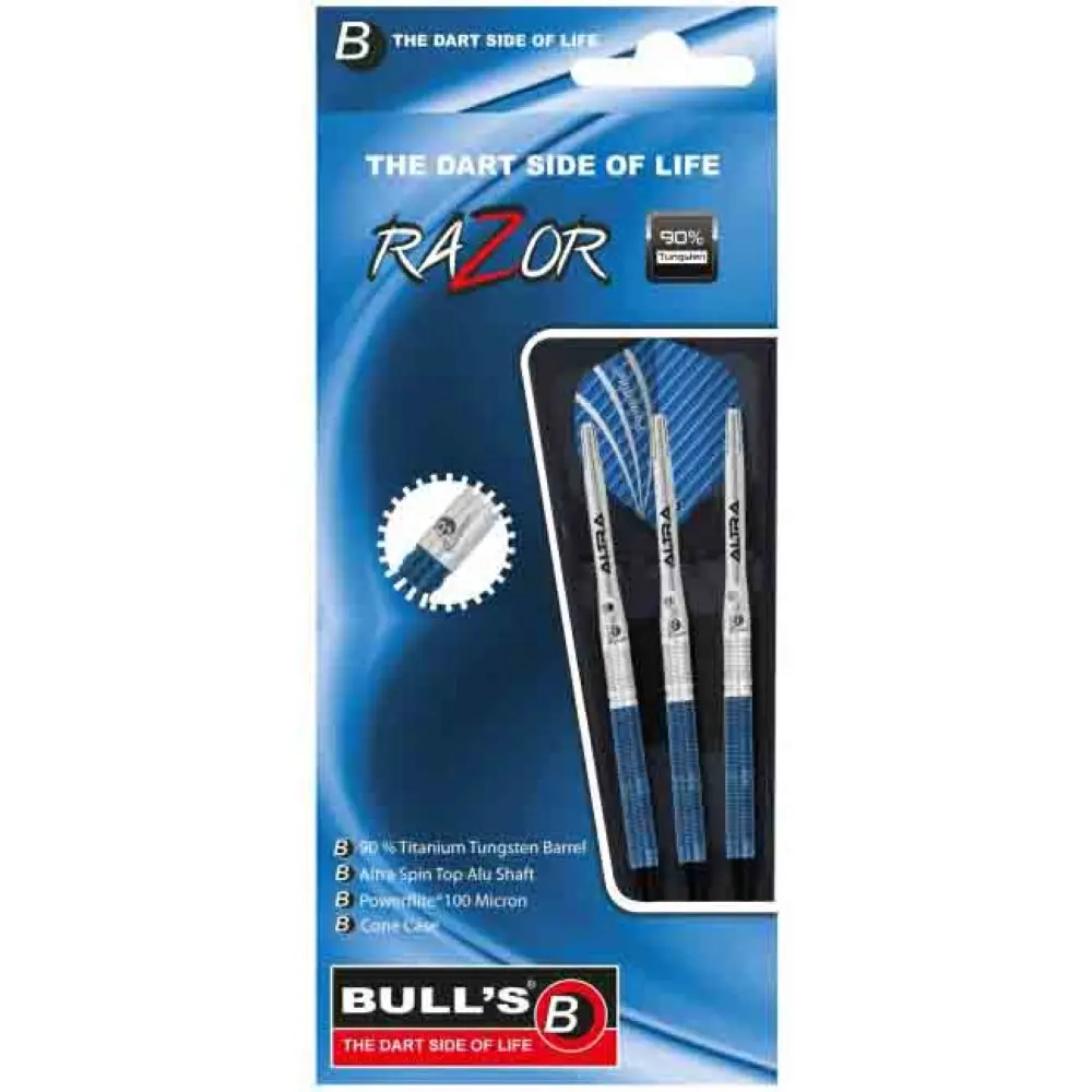 Dardos Bulls DE Razor R1 90% Tungsteno 18g Profesionales vista 2