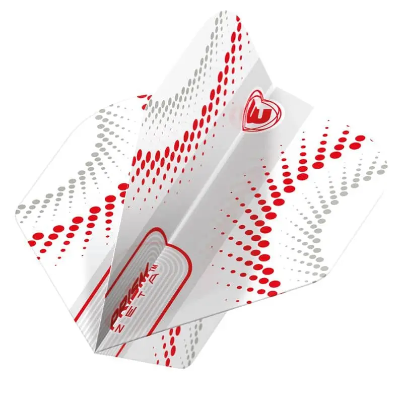 Plumas Winmau Darts Standard Prism Zeta White Red6915.316 vista 2