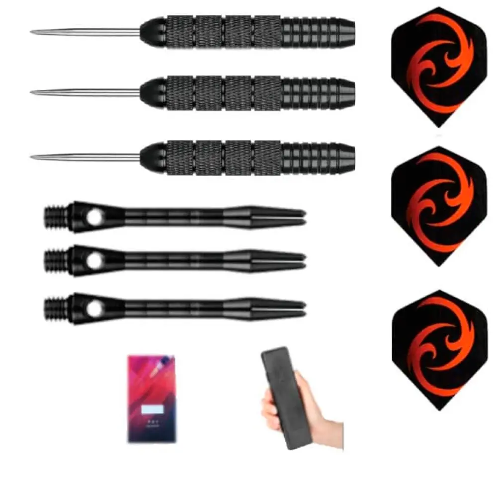 Juego Dardos Gildarts Elasticity Laton Black Punta Metal 20gMG-ZH08CD