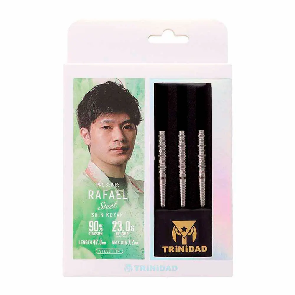 Dardos Trinidad Darts Rafael Kojima Steel 23gr 90% vista 4