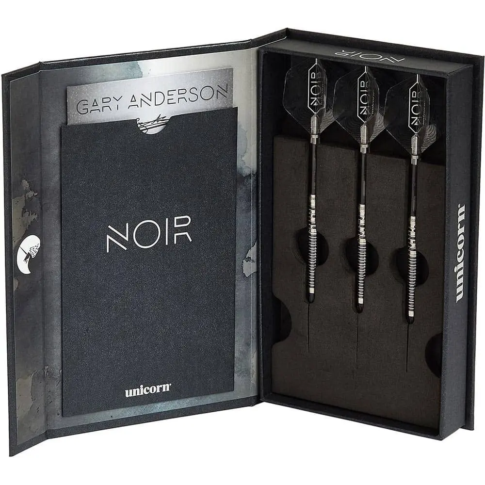 Dardos Unicorn Noir Gary Anderson Phase 5 80% Tungsteno 18g Alto Rendimiento vista 5