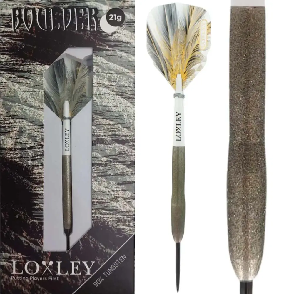 Dardos Loxley Darts Boulder 90% 23g Punta Acero
