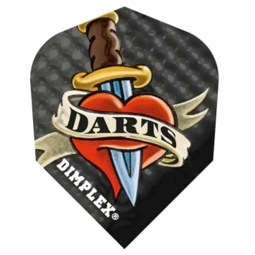 Plumas Harrows Darts Dimplex Dagger And Heart4027
