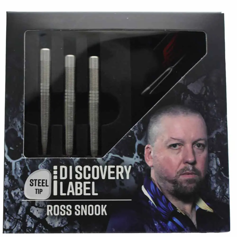 Dardos Cosmo Darts Discovery Label Ross Snook Steel 90% 23g vista 4