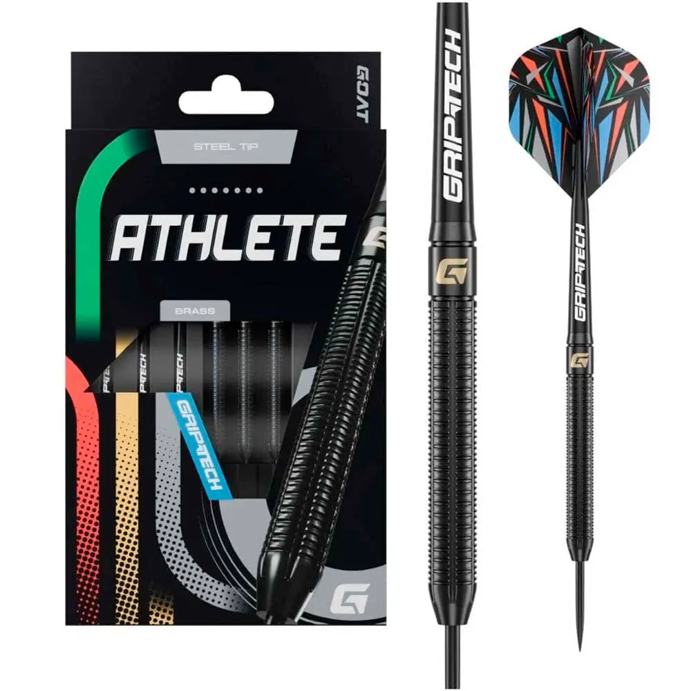 Dardos GOAT Athlete Black Steel Latón 13g vista 5
