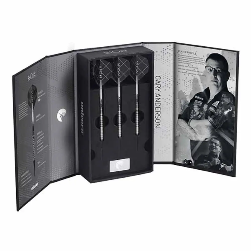 Dardos Unicorn Darts Noir Gary Anderson 70% Tungsteno 18g vista 3