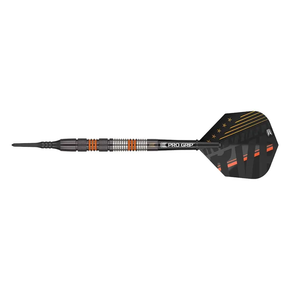 Dardos Target Raymond Van Barneveld RVB Black Edition 80% Tungsteno 18g Alto Rendimiento