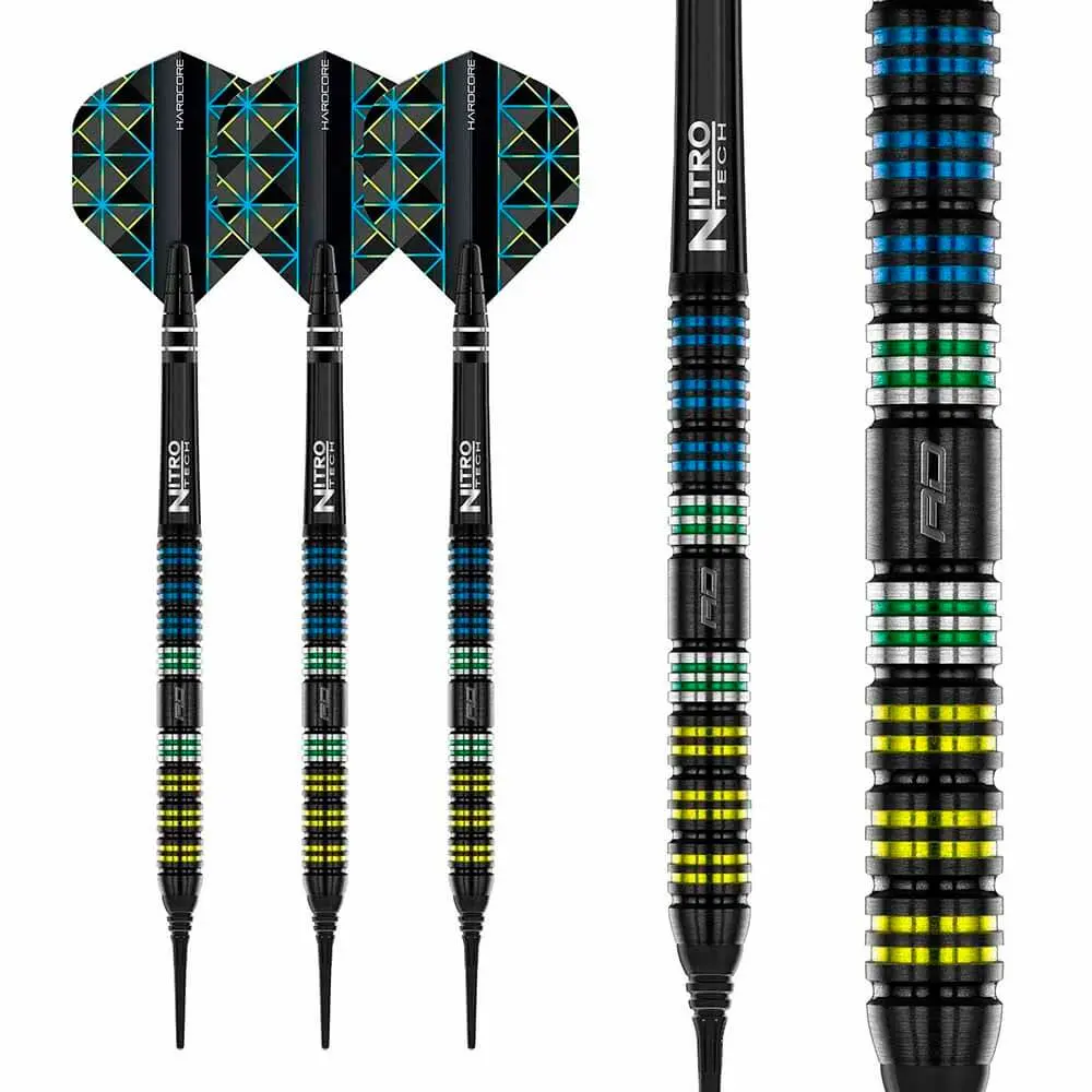 Dardos Red Dragon Dragonfly Parallel 95% Tungsteno 18g Profesionales vista 4