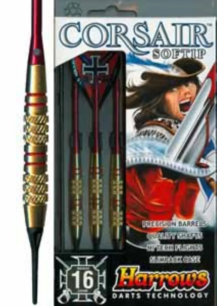 Dardos Harrows Corsair Red 16g vista 2