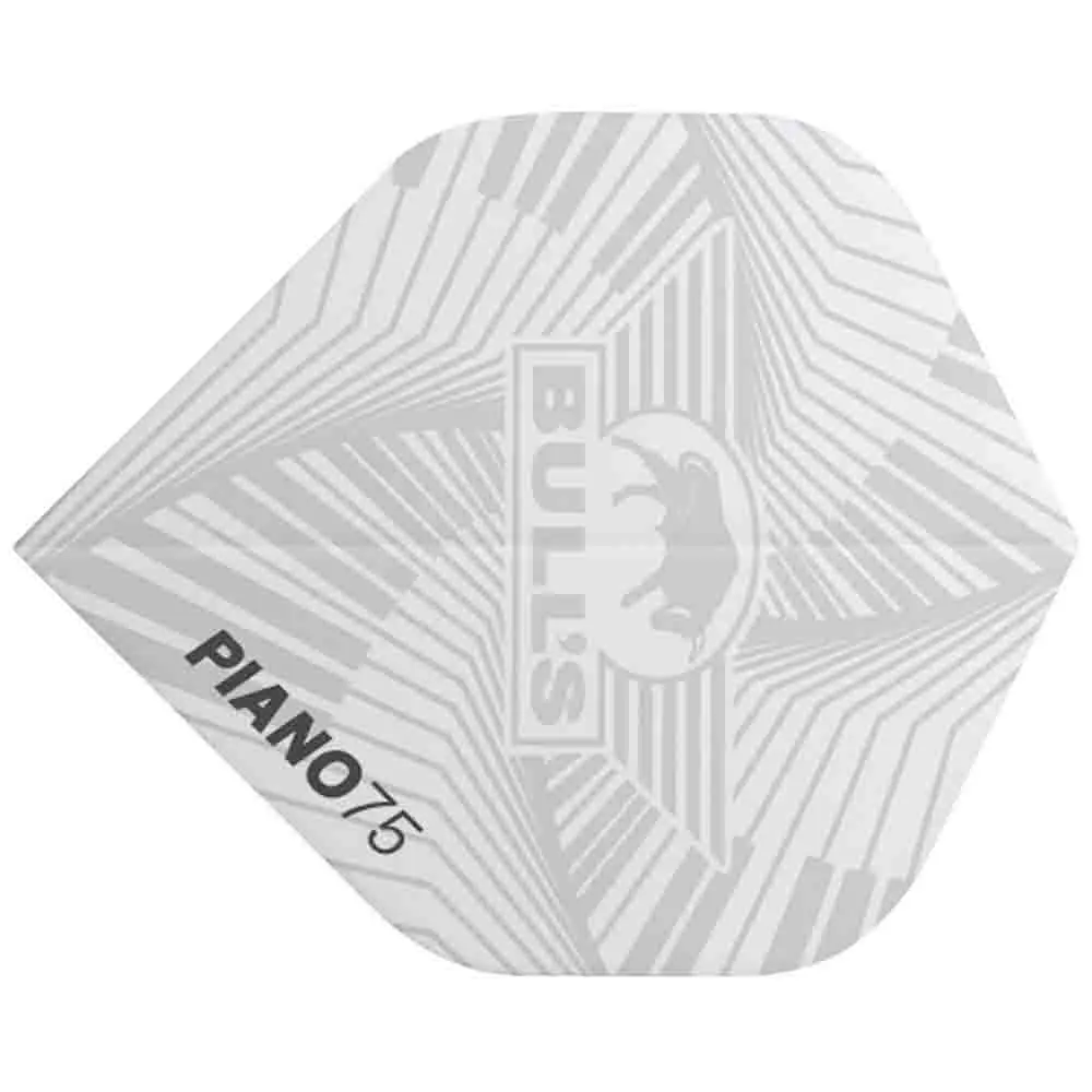 Plumas Bulls Darts Piano 75 No2 Standard BlancoBU-50988 vista 3