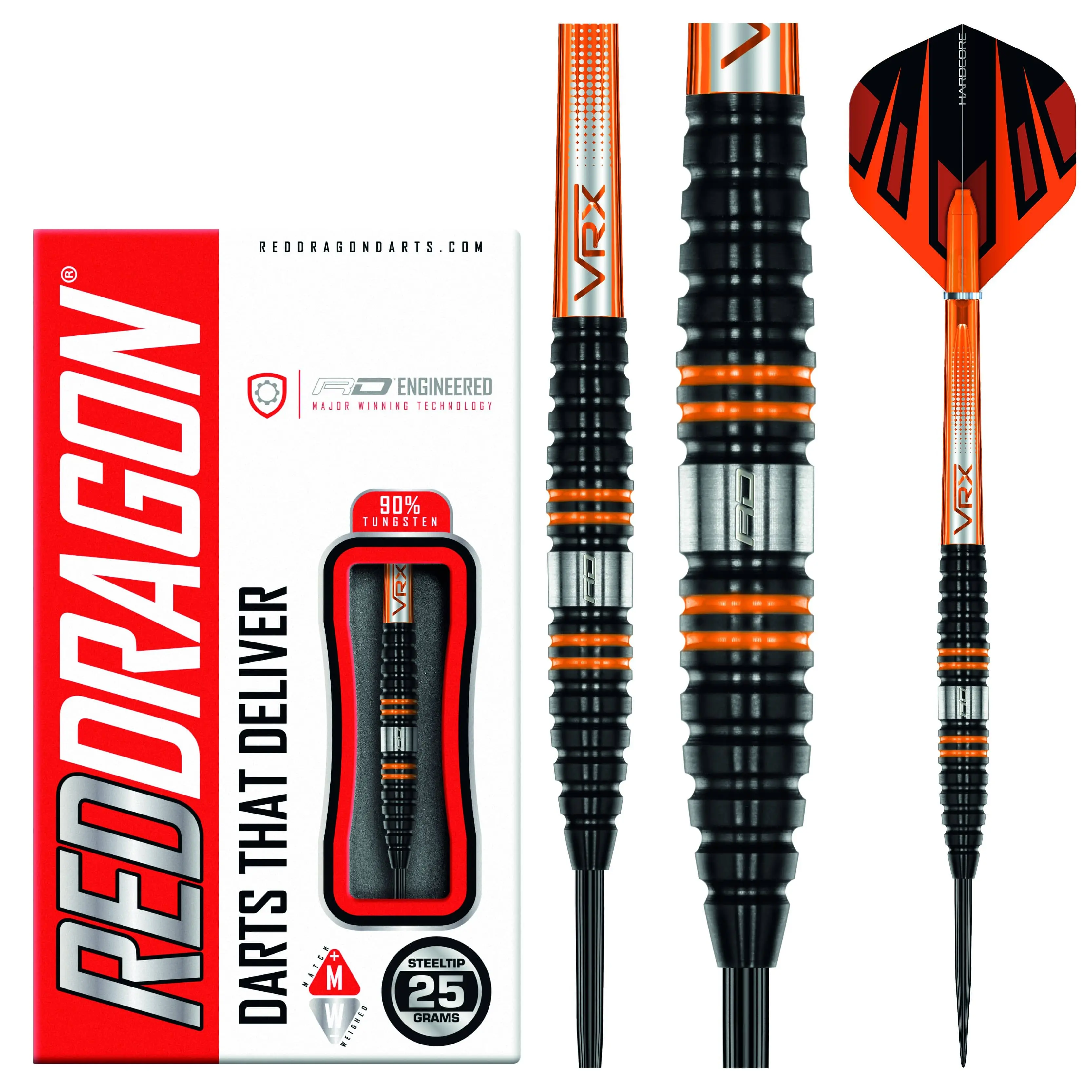 Dardos Red Dragon Amberjack Pro 2 90% 25g vista 4