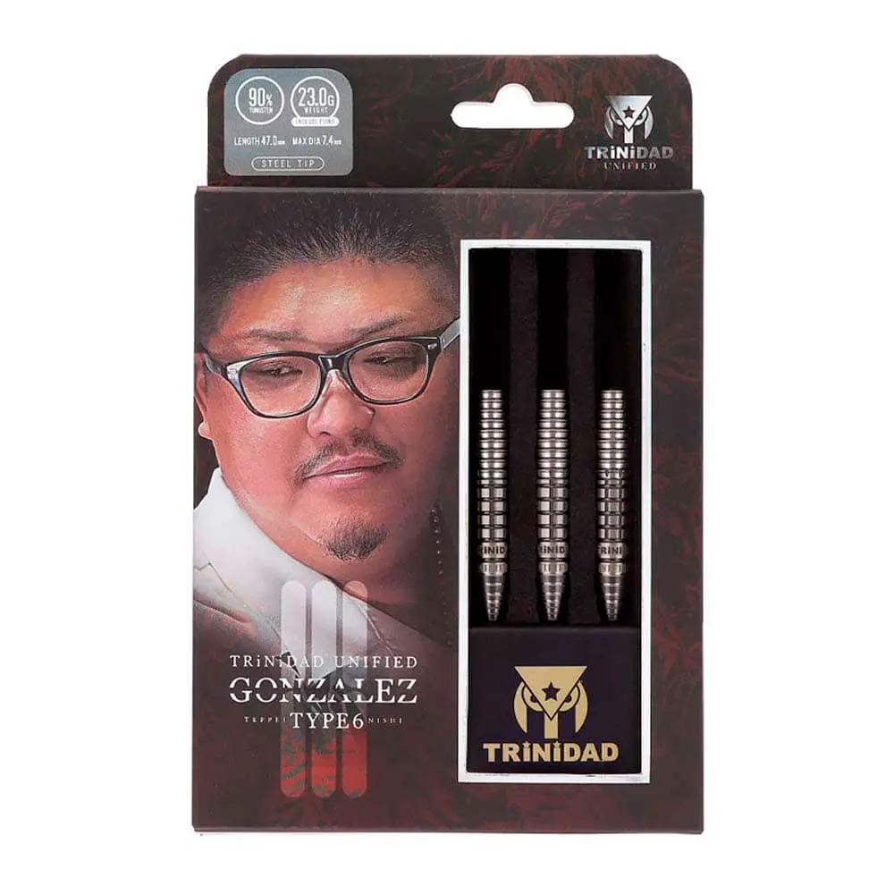 Dardos Trinidad Darts Gonzalez Type6 Teppei Nishi 23gr 90% vista 6