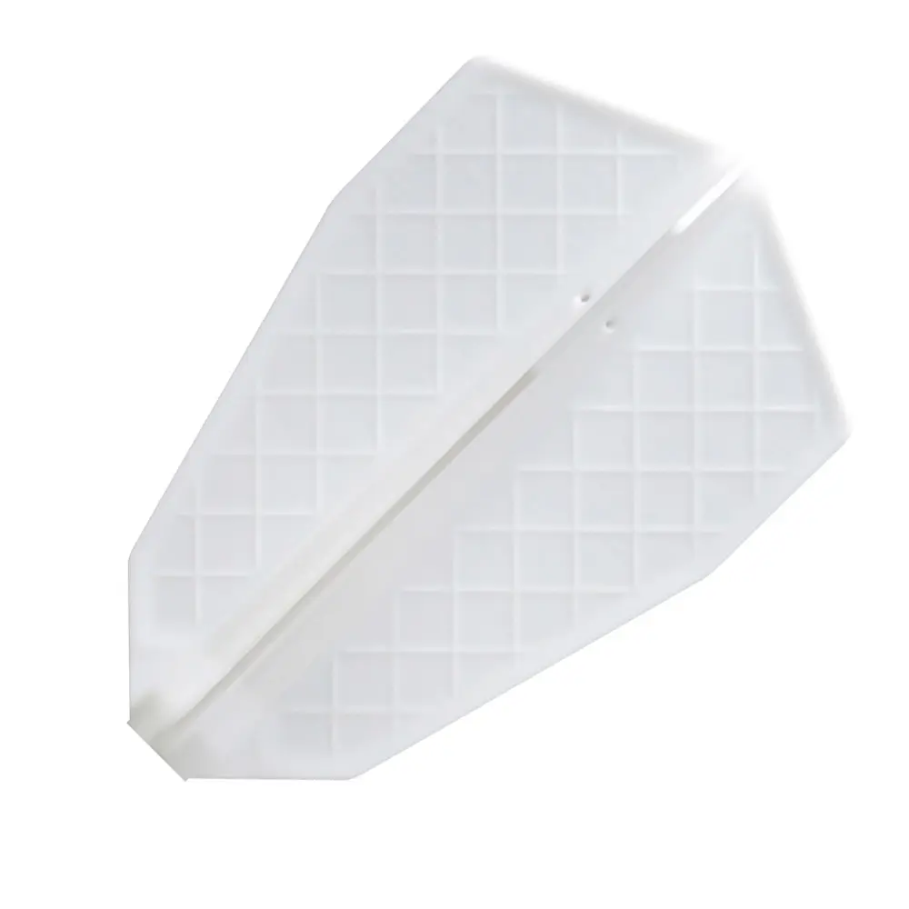 Plumas Cosmo Darts Flights Flight Pro S-2 White vista 3