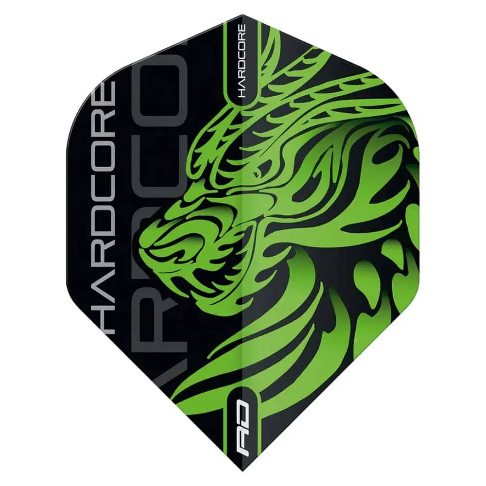 Plumas Flights Red Dragon Jonny Clayton Green Dragon Hardcore Standard
