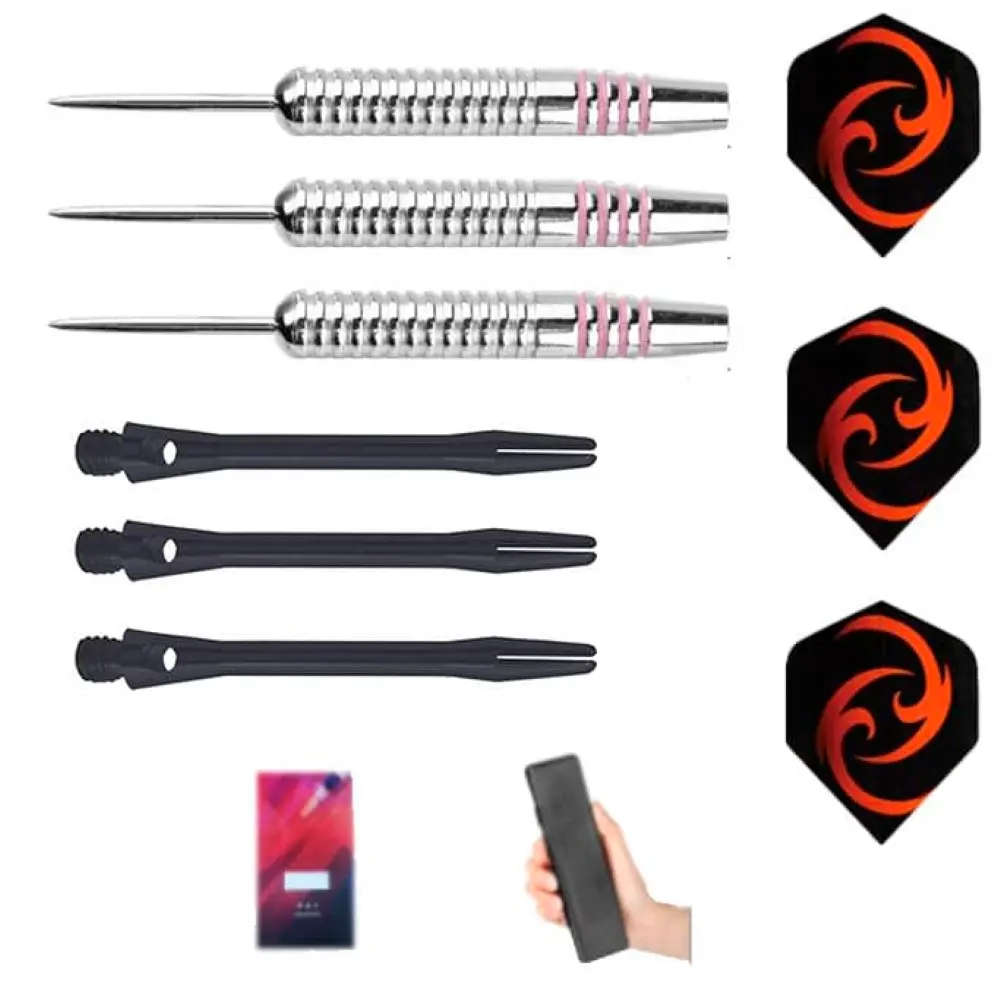 Juego Dardos Gildarts Roses Laton Cromado Punta Metal 22gMG-ZH17D