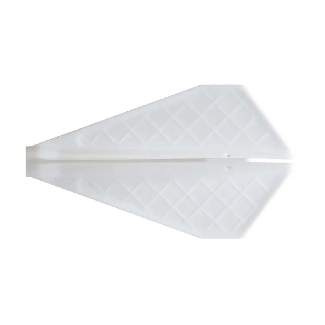 Plumas Cosmo Darts Flights Flight Pro V-1 White vista 3