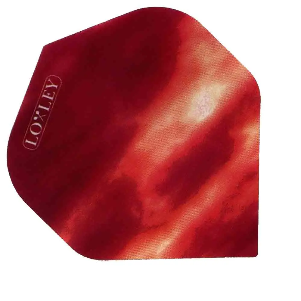Plumas Loxley Darts Cloud Rojo Estandar no2 vista 2