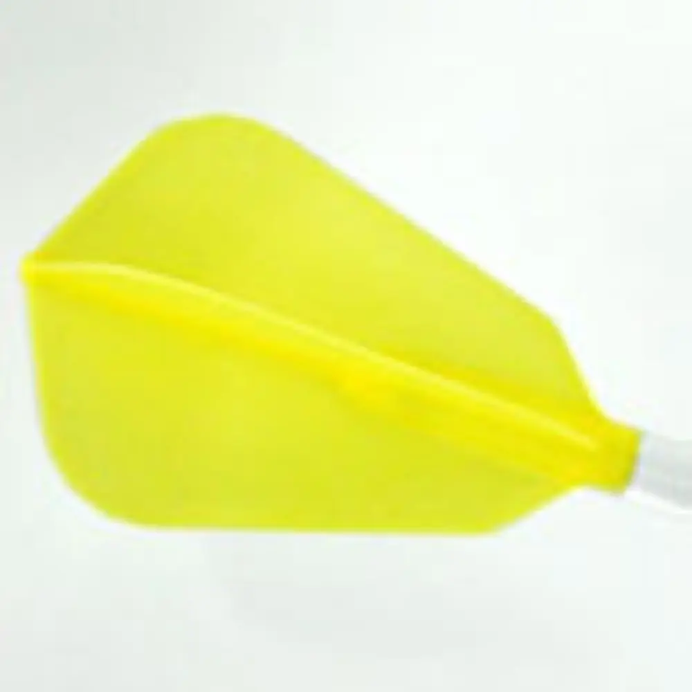Plumas Fit Flight Air Fantail Amarilla F-Shape vista 3
