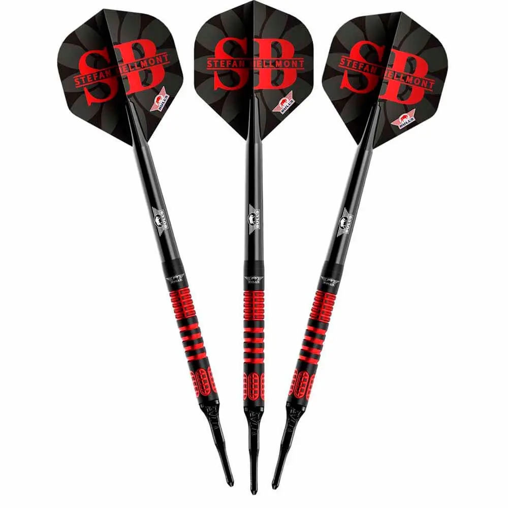 Dardos Bulls Darts Stefan Bellmont P.Plastico 90% Tungsteno 20g Profesionales vista 2