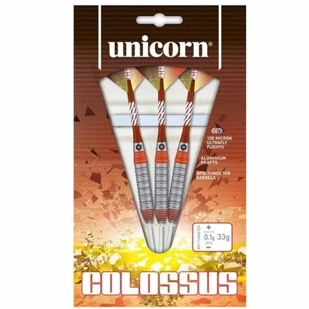 Dardos Unicorn Darts Colossus 1 80% 33g vista 4