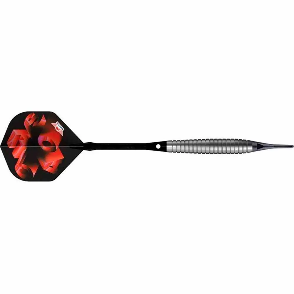 Dardos Bulls Darts Chaos Red P.Plastico 90% Tungsteno 18g Profesionales