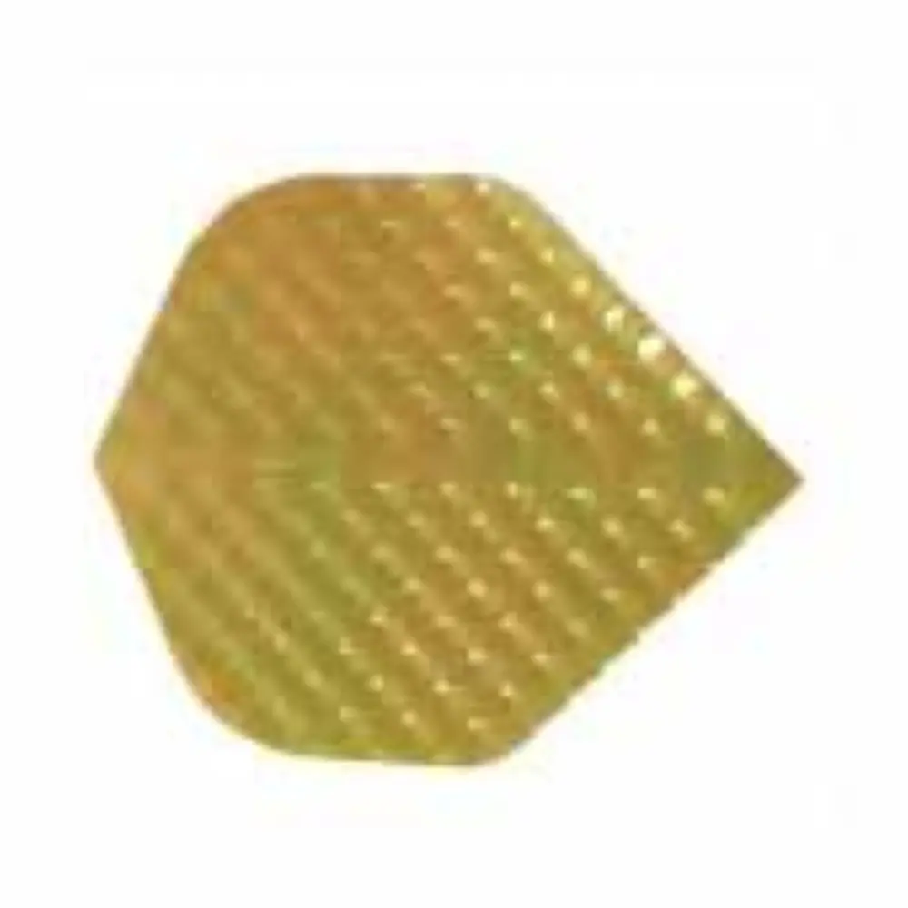 Plumas Iridescent Embossed Standard Amarilla vista 3