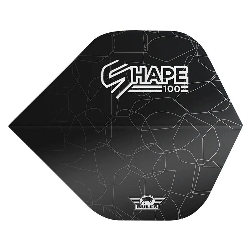 Plumas Bulls Darts Shape 100 Black StandardBU-50933 vista 2