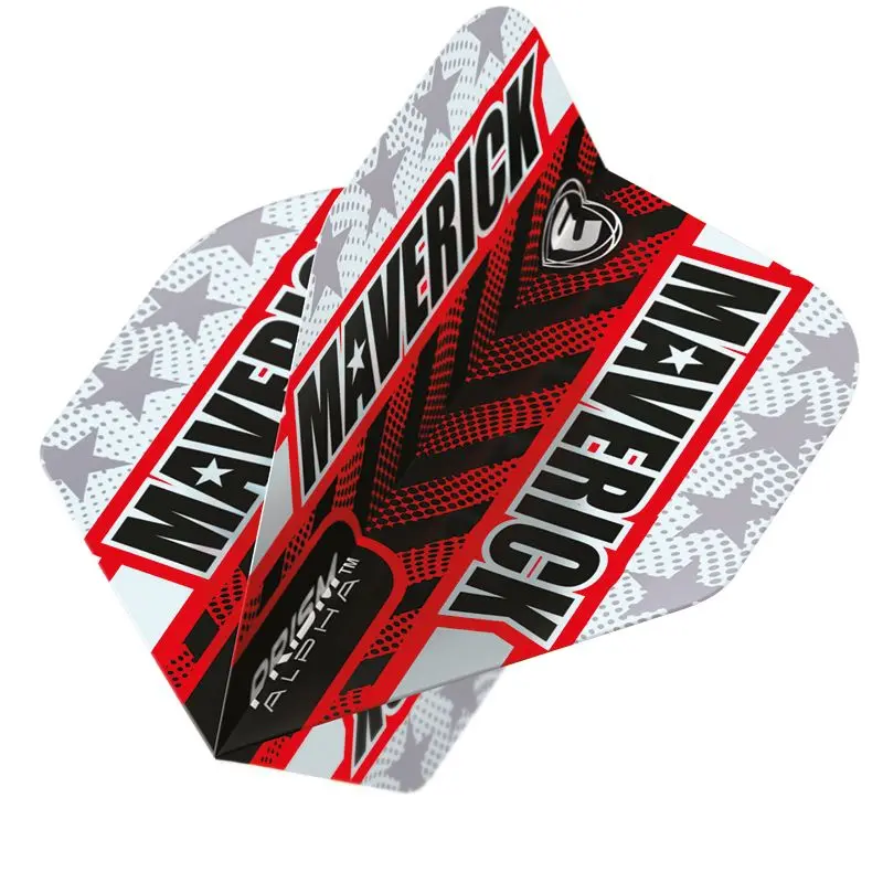 Plumas Winmau Darts Standard Prism Alpha Maverick Grey Red6915.197 vista 2