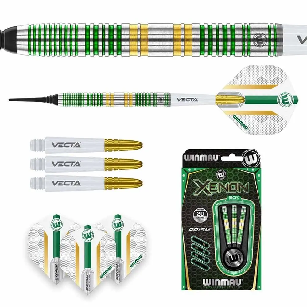 Dardos Winmau Xenon 20 90% Tungsteno 20g Profesionales vista 5