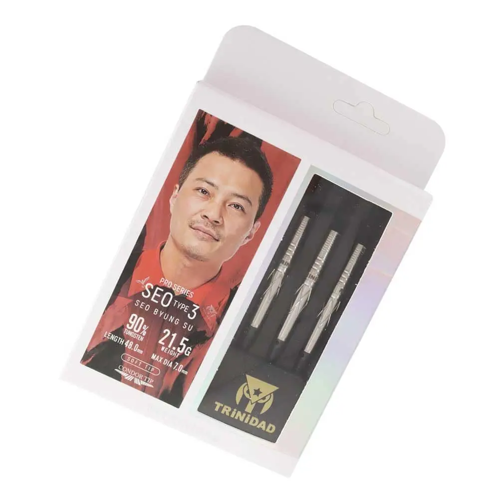 Dardos Trinidad Darts Seo Byung Su Type 3 90% Tungsteno 21.5g Profesionales vista 3