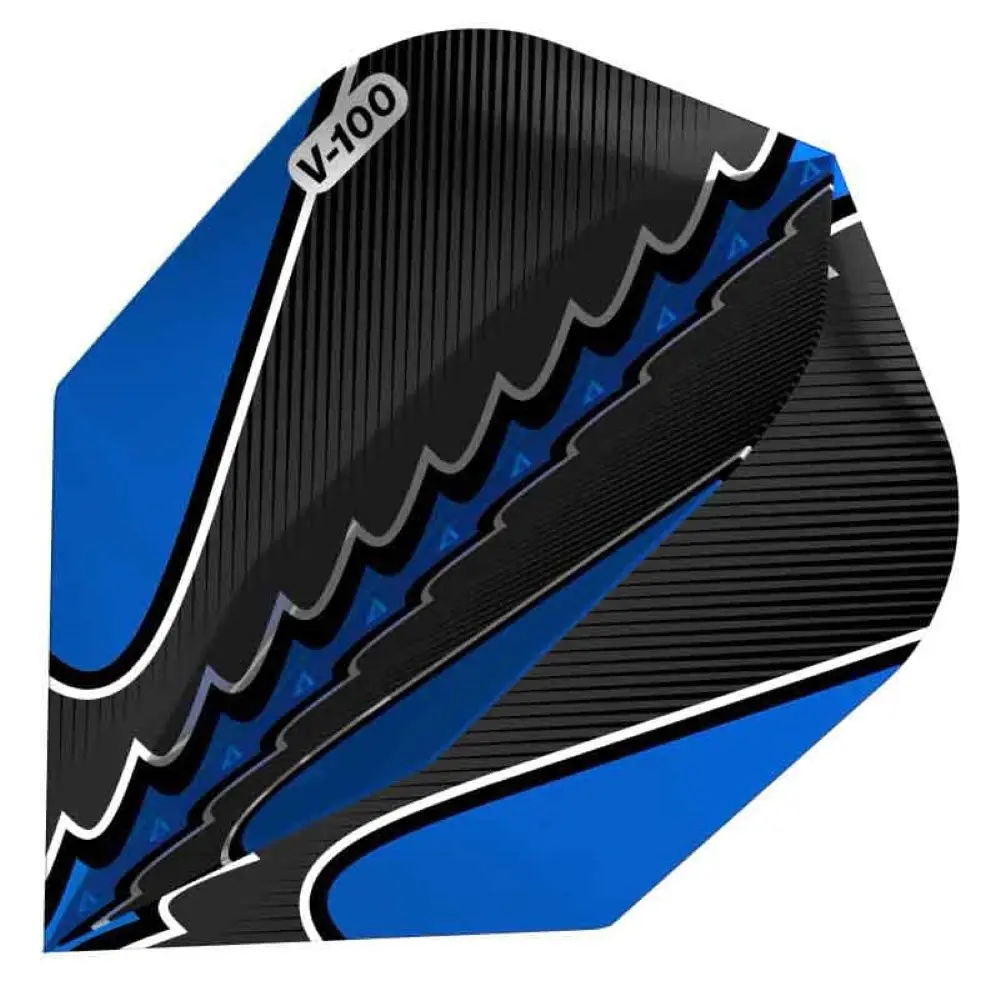 Pluma Dardos Viper Flights Black Flux Standard Blue30-1821
