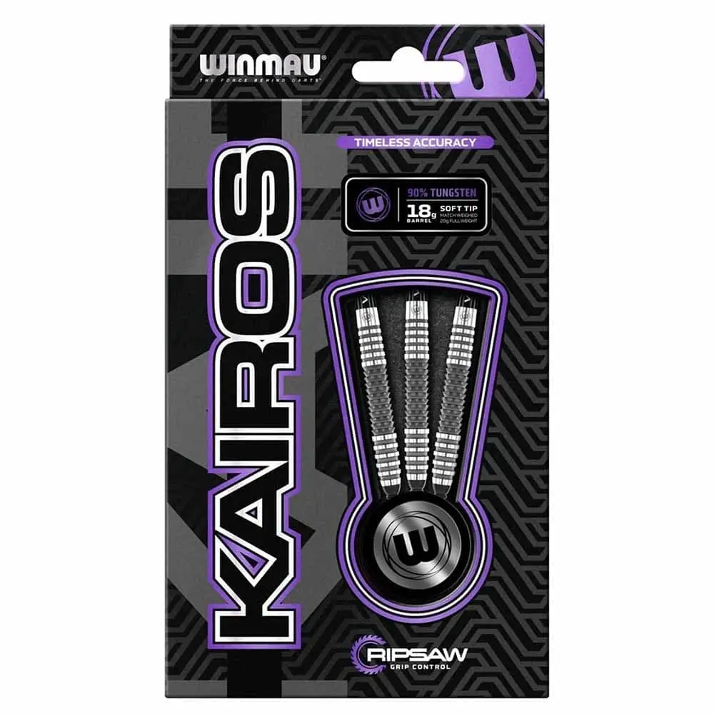 Dardos Winmau Kairos 2 Tapered 20 90% Tungsteno 20g Profesionales vista 4