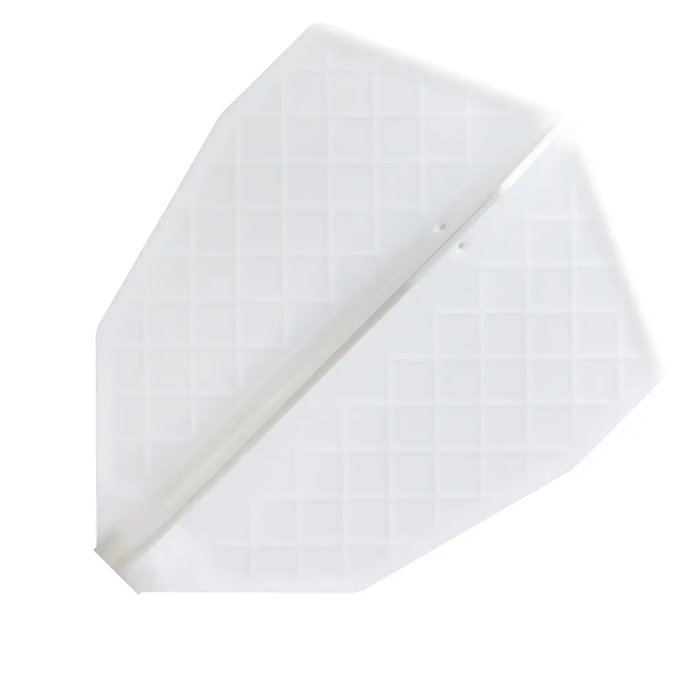 Plumas Cosmo Darts Flights Flight Pro S-4 White vista 3