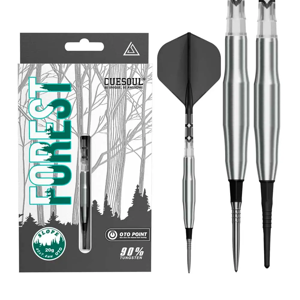 Dardos Cuesoul Forest Slope OTO 90% Tungsteno 20g Profesionales