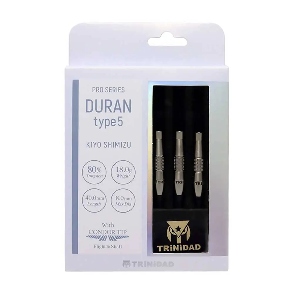 Dardos Trinidad Darts Duran Type 5 Kiyo Shimizu 90% Tungsteno 18g Profesionales vista 6