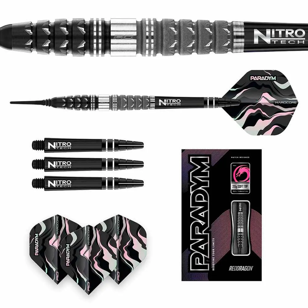 Dardos Red Dragon Paradym Torpedo 90% Tungsteno 20g Profesionales vista 5