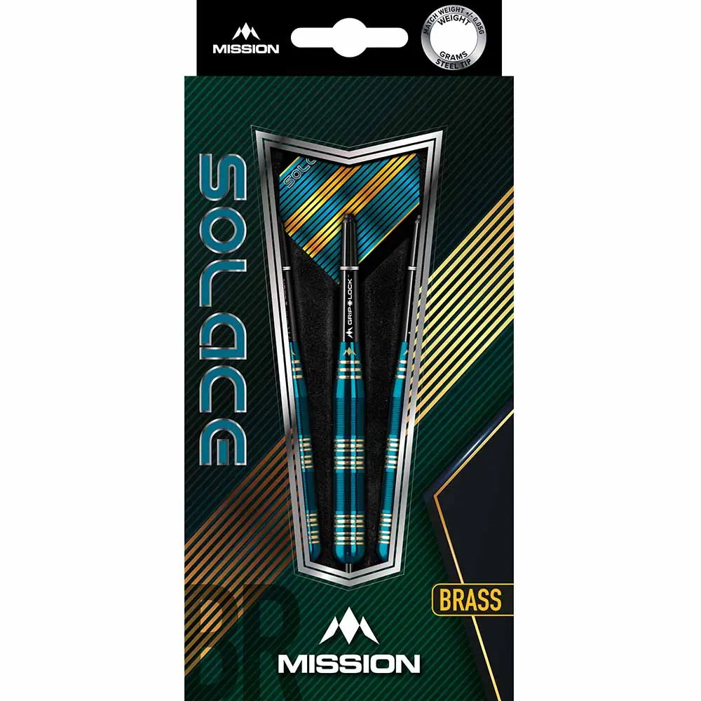 Dardos Mission Solace Darts Brass M2 Dark 23g vista 2