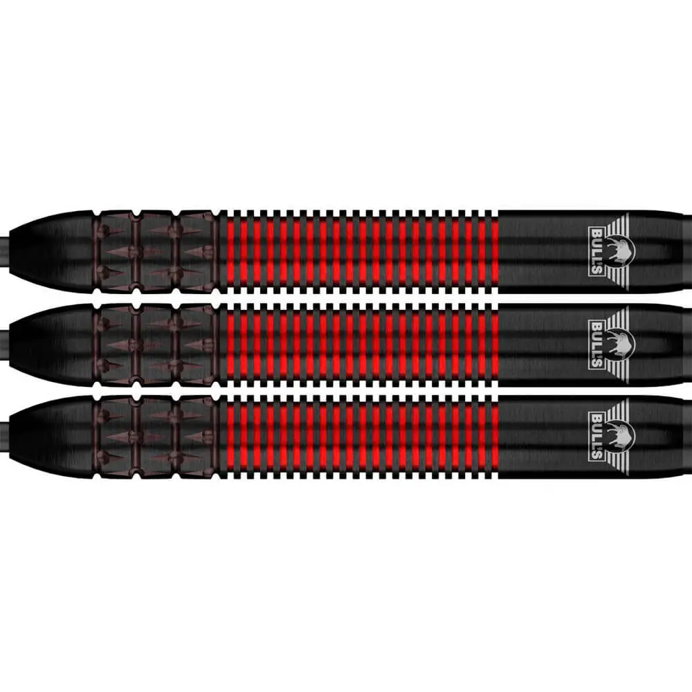 Dardos Bulls Darts Chris Landman E2 Steeltip 90% Tungsteno 21g Profesionales vista 3