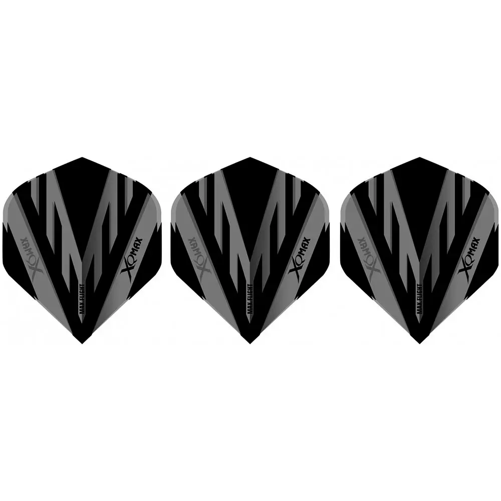 Plumas Flights XQMax Darts Standard Grey vista 2