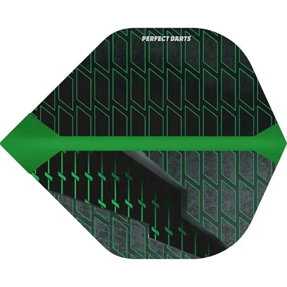 Plumas Perfect Darts Black Grenade No2 Std Negro VerdeF3251 vista 3