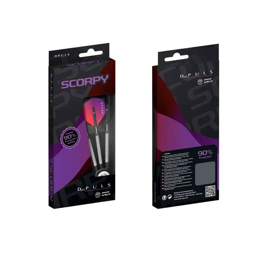 Dardos Bulls DE DPuls Scorpy 90% Tungsteno 20g Profesionales vista 4