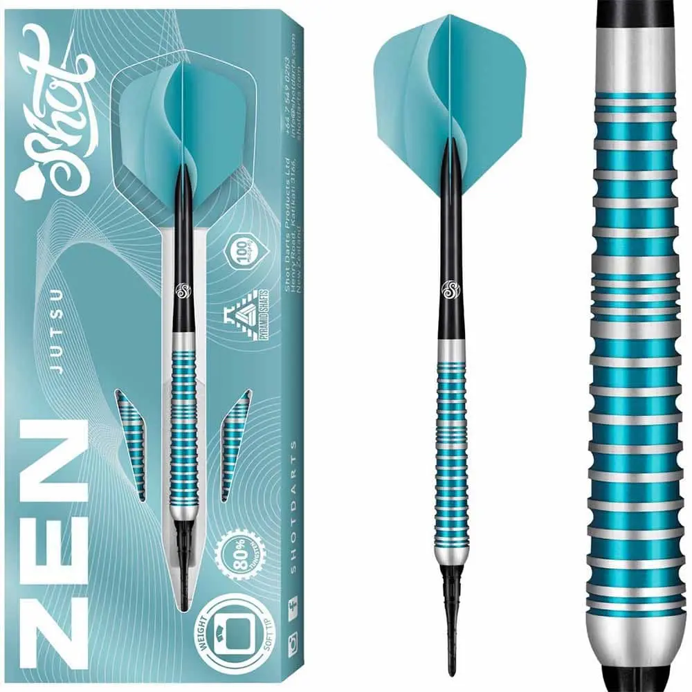 Dardos Shot Zen Jutsu 2.0 SH- 80% Tungsteno 18g Alto Rendimiento vista 4